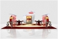 Portable Display exhibit at affordable price (Tool free, light weight)