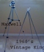 Two Tripods Maxwell & Vintage 1960's King