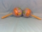 2 MARACAS HANG MADE & PAINTED