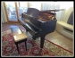 Black Yamaha baby grand GH1