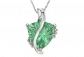 ICE CARAT TRILLIONAND DIAMOND 14K WHITE GOLD PENDANT
