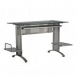 Glass Computer Desk & Office Chair 