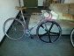 Front Aerospoke wheel black 700c