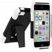 Amzer® Double Layer Hybrid Case with Kickstand - Black/White for iPhone 5C