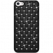 Amzer® Diamond Lattice Snap On Shell Case - Black for iPhone 5C