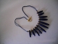 Bone and horn jewelry pendant