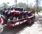Two ATVs 2006 Honda Rubicon with Trailer