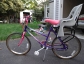 Small frame ladies bike with child seat 