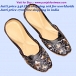 Latest Indian embroidered sandals 