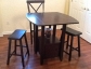 Bar table and stools