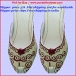 Embroidered  Jutti in Rajasthan 
