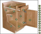 Unfinished kitchen cabinets