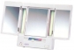Jerdon Tri Folding Lighted Makeup Mirror