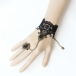 Wholesale Black Bowknot Lace,Double Love Hearts Bracelet WS-166