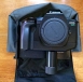  canon camera and POLAROID BACK