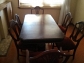 Beautiful 1930s Cherry Wood Expandable Dining Room Set