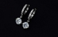 Stud Crystals AngelSale Earrings made with Swarovski Elements for $8