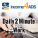 Today I am giving away free bids. Check out Income4Ads and win cash, jewelry and more.
