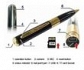 Free shipping - spy pen camera with video record(includes audio) and photo function