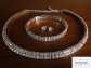 93% off Bebe Necklace, Bracelet and Earrings Set Bebe Swarovski Element Necklace, Bracelet and Earri
