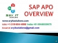SAP APO ONLINE TRAINING IN HYDERABAD INDIA SRYIT