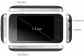 3.5 inch mini 720 Android 4.0 Smart Phone SP8810 1GHz HVGA Screen Dual SIM WiFi - Black