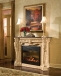 Ambella 01129-400-061 Floral Electric Fireplace