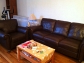 Leather Sofa Dark Brown