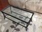 Glass Coffee table and 2 side tables