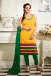 Esha Deol Suit-Yellow Cotton Salwar Kameez