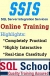  SSIS WEEKEND ONLINE TRAINING @ SQL SCHOOL – COMPLETELY PRACTICAL