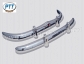 VOLVO PV 444 BUMPER CAR IN STAINLESS STEEL