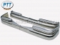 MERCEDES W111 SEDAN BUMPER CAR IN STAINLESS STEEL