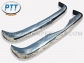 MERCEDES BENZ W121 BUMPER CAR IN STAINLESS STEEL