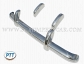TRIUMPH TR3 BUMPER CAR IN STAINLESS STEEL