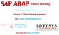 SAP Abap online training, online sap abap training.