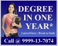 Degree in One Year | Fast Track Degree in One Year | Complete Graduation Degree in One Single 