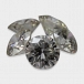 0.30 Carat Champagne Color SI1 Clarity Round Diamond