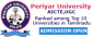 Periyar University Admission 2015