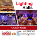 Lighting Hall for All type of Events- Smart Ideas Event Management 