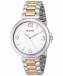 Montre Bulova deux ton blanc cadran Quartz femmes