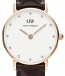 Daniel Wellington Classy Bristol Quartz Crystal Accent Womens Watch