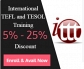 ENROLL NOW AND AVAIL 5%-25% DISCOUNT - International TEFL and TESOL Training - ONLINE or ONSITE