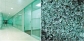 Custom cut glass and mirror