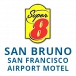 hotel rooms at Super 8 San Francisco Airport Hotel