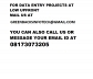 08173073205 Form filling projects without investment