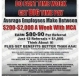 No Selling - No MLM - No Cold Calling.   200% Commissions. Paid weekly.