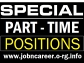 Staff Needed For Special Part Time Jobs.