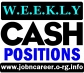 WEEKLY Cash Positions To Start This Week.